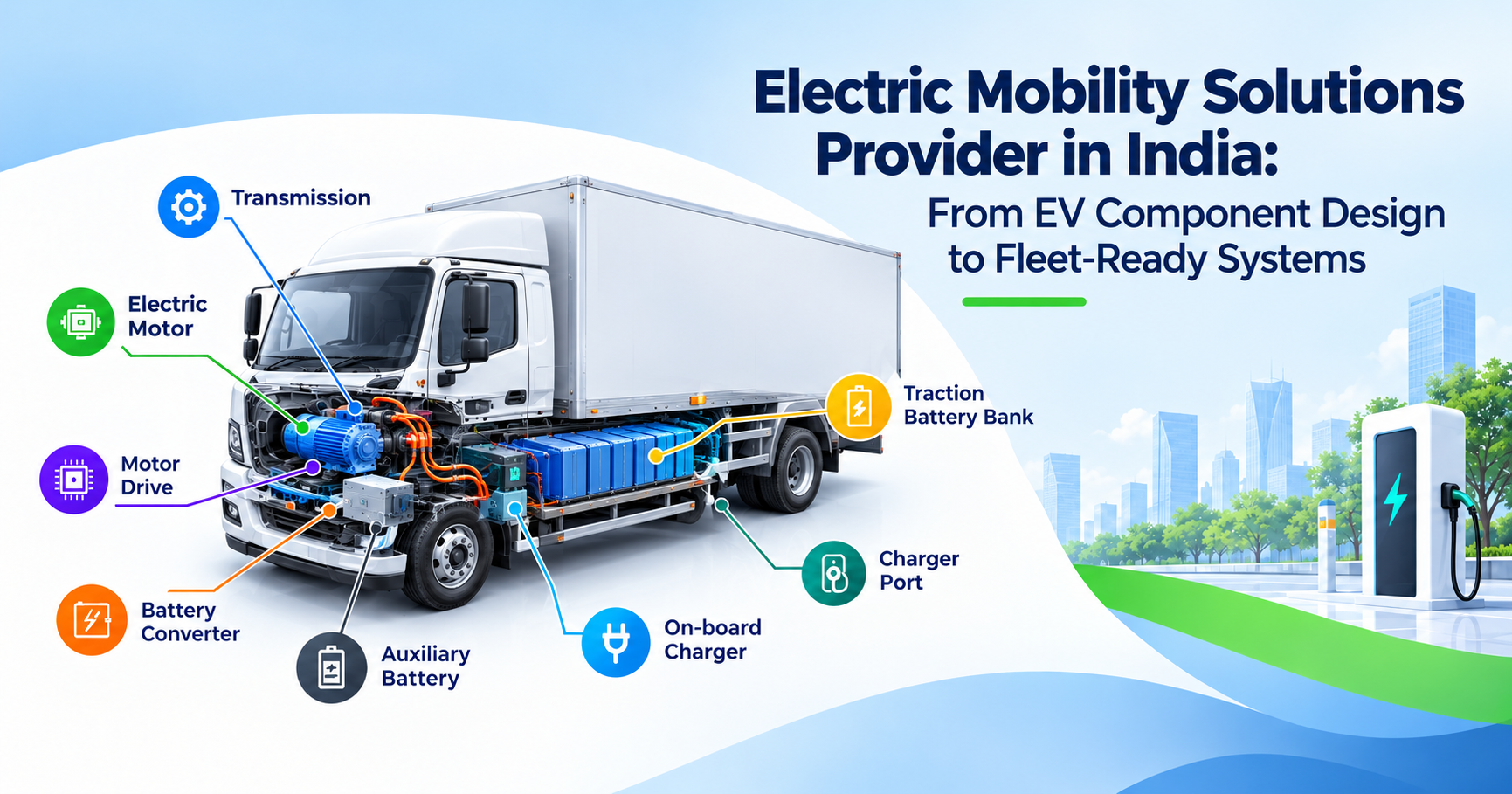 Electric Mobility Solutions Provider in India: From EV Component Design to Fleet-Ready Systems