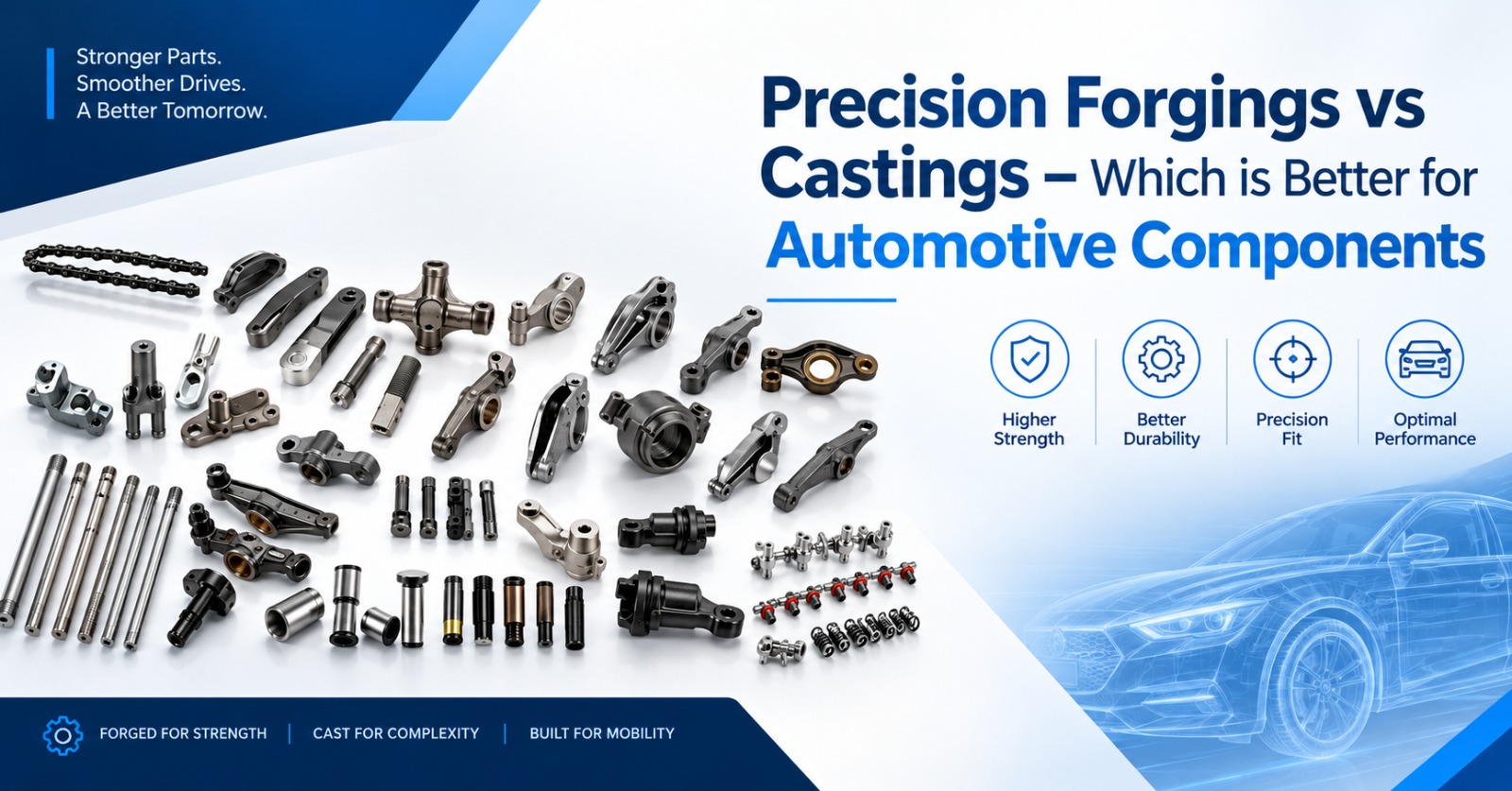 Precision Forgings vs Castings -- Which is Better for Automotive Parts?