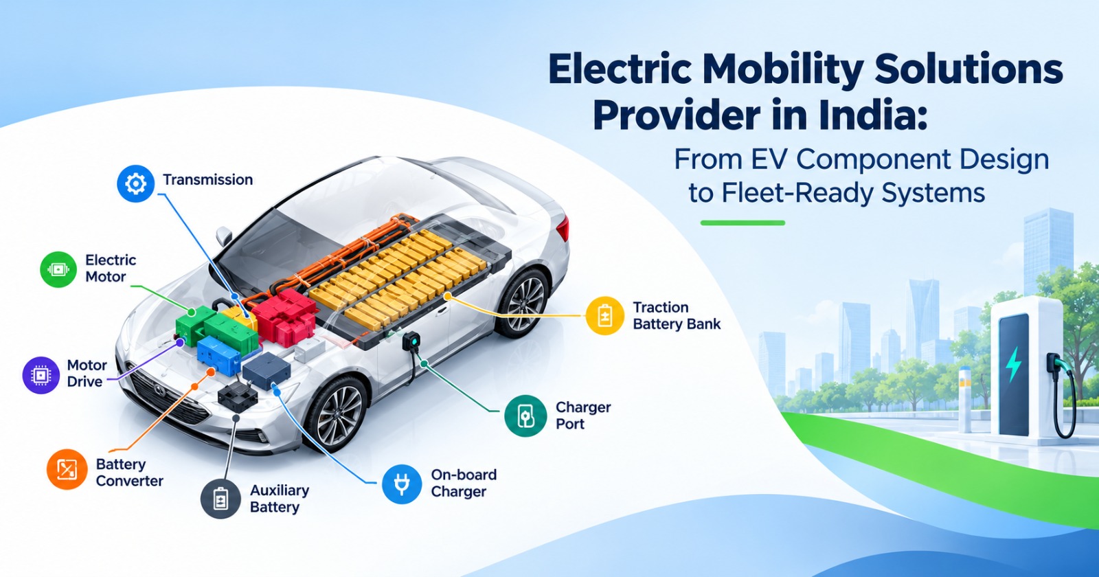 Electric Mobility Solutions Provider in India: From EV Component Design to Fleet-Ready Systems