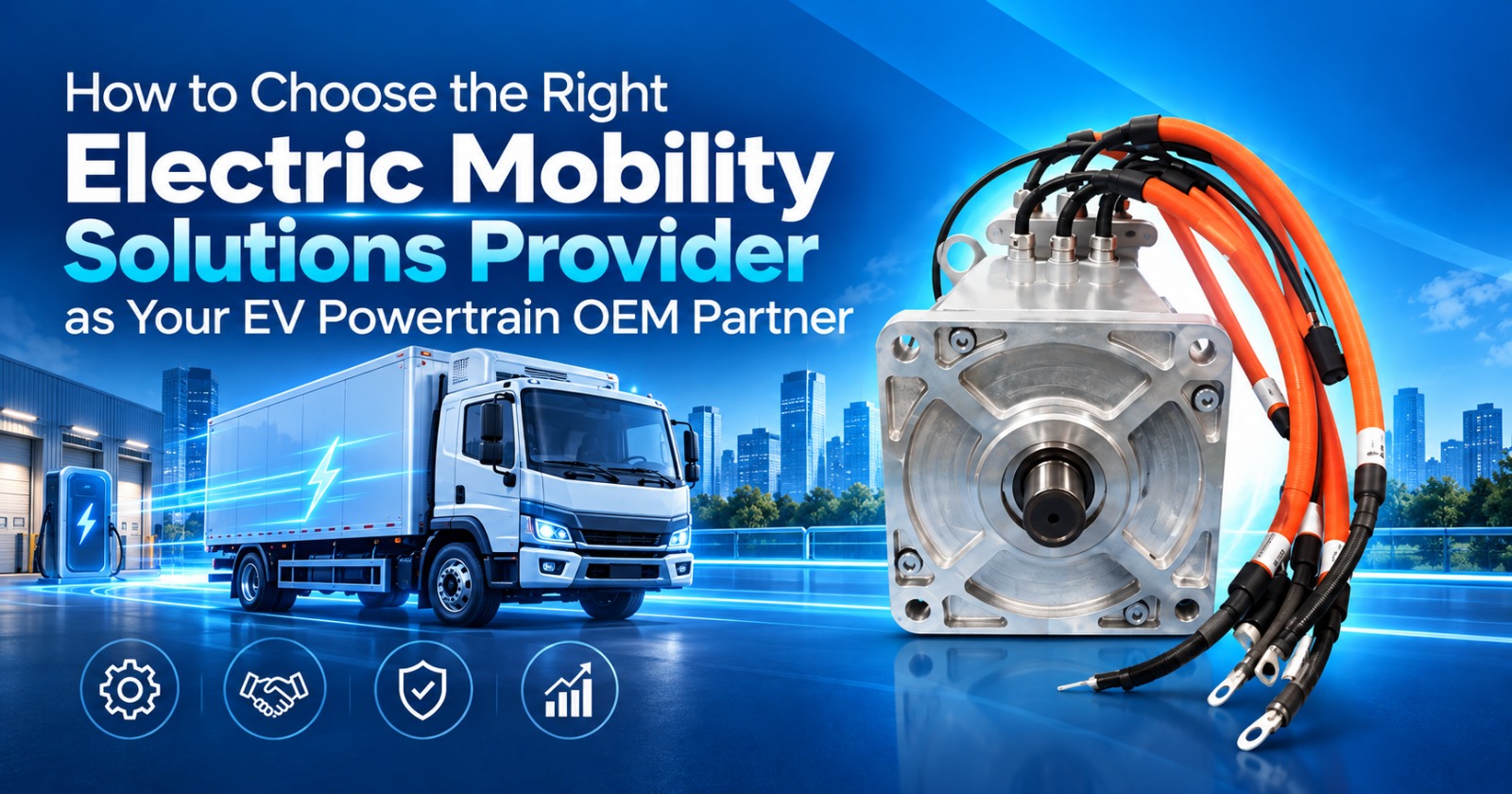 How to Choose the Right Electric Mobility Solutions Provider as Your EV Powertrain Partner